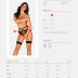 Пояс для панчох Obsessive Allunes S/M
