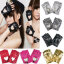 Шкіряні рукавички без пальців Love Glove із серцем жіночі для автомобілістів та у спортзал екошкіри Металік